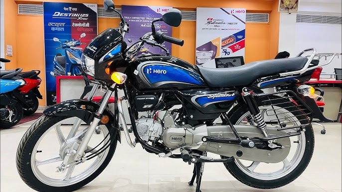 Hero की i3S टेक्नोलॉजी वाली बाइक Hero Splendor दमदार 70KM माइलेज और डिजिटल फीचर्स के साथ 