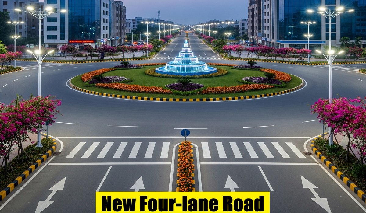 New Four-lane Road